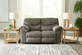 Prime Furniture - Ashley Furniture - Alphons Living Room - Reclining Loveseat / Briar - 2820286